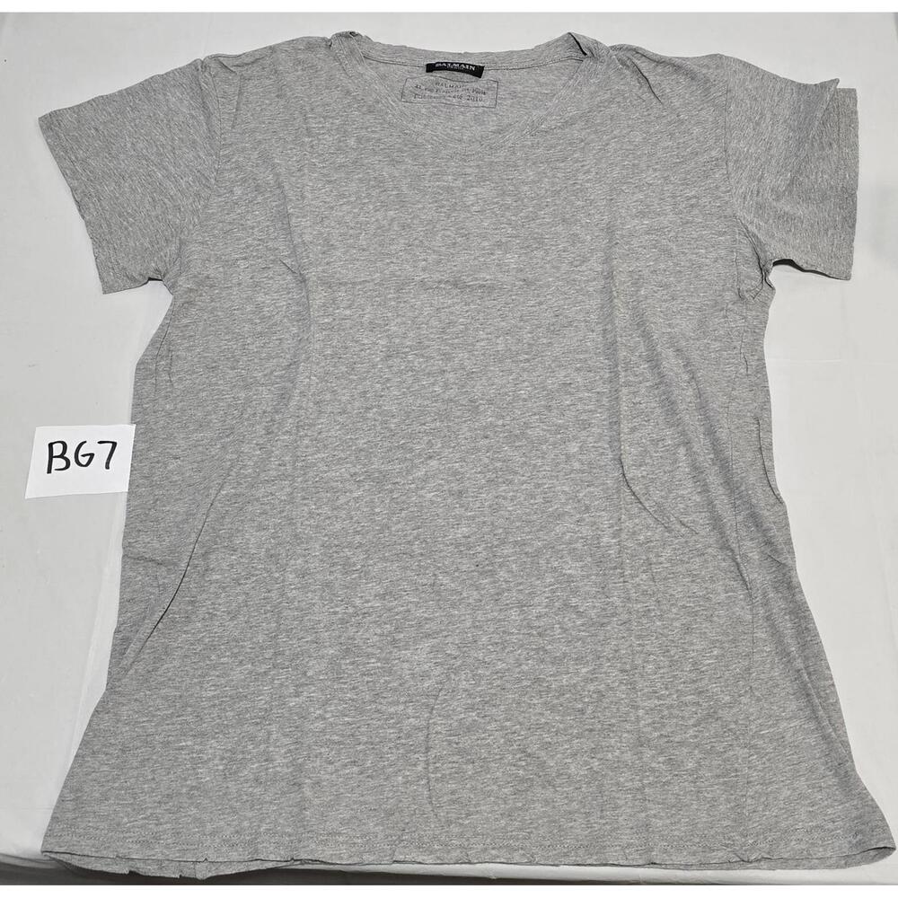 Balmain Paris Archive 2010 Grey V-Neck Tee – Size M